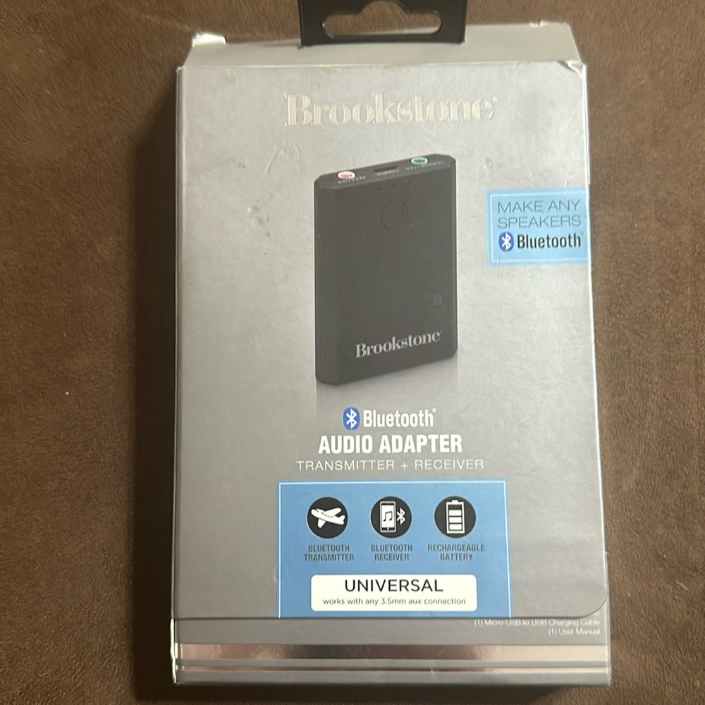 Brookstone Audio Adapter Bluetooth